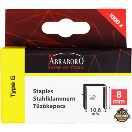 CHILITAC G-11 típusú tűzőkapocs - 10.0 | 10.6 | 1.25