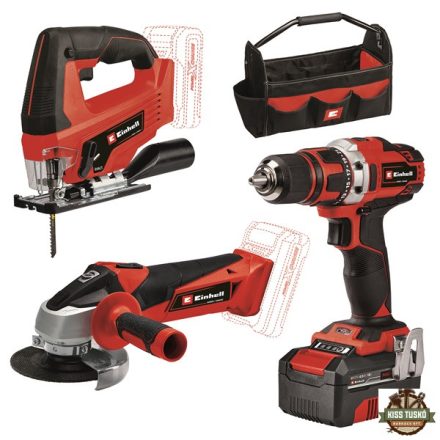 Einhell 4257241 TE-TK 18/3 Li Kit (JS+CD+AG) akkumulátoros szerszámgép szett