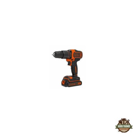 Black&Decker BDCDC18K-QW kofferban 18V 1.5Ah Li-Ion akkus fúrócsavarozó