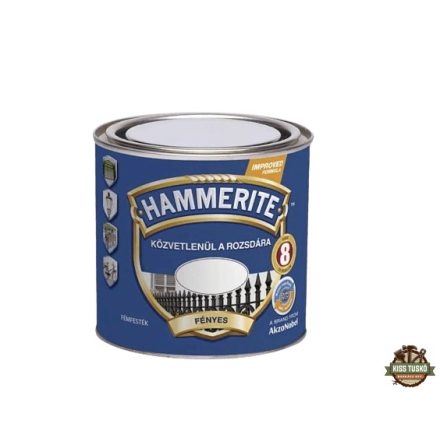 Hammerite fémfesték közvetlenül a rozsdára - fényes fekete - 0,25 l