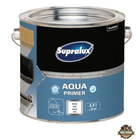 Supralux Aqua Primer Beltéri Alapozó - 2,5 Liter - Fehér