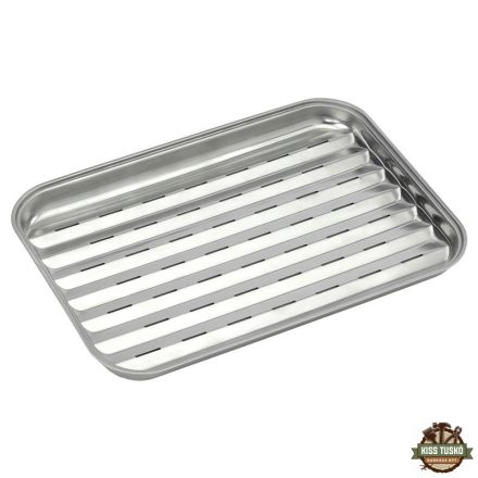 Rozsdamentes acél grilltálca