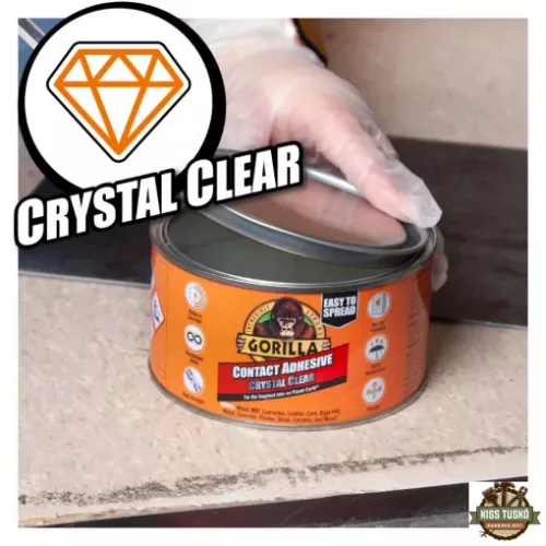 GORILLA CONTACT ADHESIVE CLEAR KRISTÁLYTISZTA ÁLTALÁNOS KONTAKT RAGASZTÓ - 250 ml