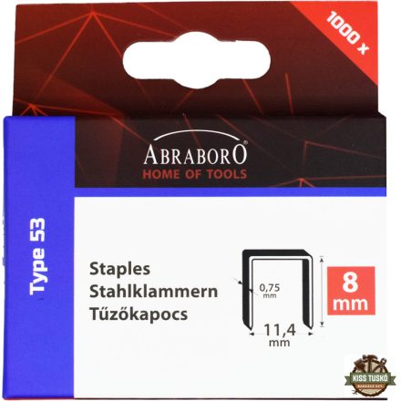 CHILITAC A-53 típusú tűzőkapocs - 12.0 | 11.4 | 0.75