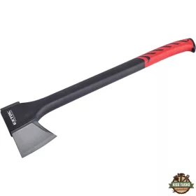   Hasító fejsze, ékes, nylon nyél 950 g, 450 mm hosszú hajlított nyél, TPR gumis markolat