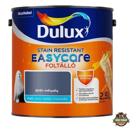 Dulux EasyCare foltálló beltéri falfesték - 2,5 Liter - Éjféli mélység