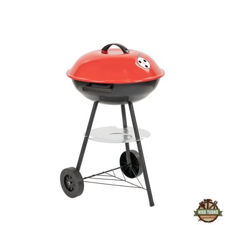 Faszenes kerti gömb grillsütő kerekes