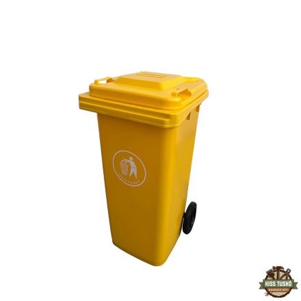 Hulladéktároló 120L sárga