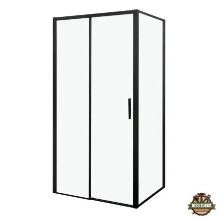 Silves 80x100 aszimmetrikus zuhanykabin zuhanytálca nélkül
