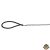 Trixie láncos póráz nylon fogóval 1m/3mm fekete
