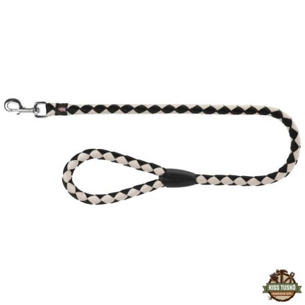 Trixie Cavo póráz L–XL: 1,00 m/18 mm, fekete/ezüst