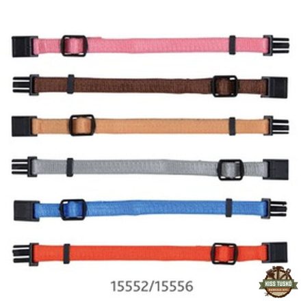 Trixie Nyakörv Kölyöknek M-L 22-35cm/10mm 6db Barna,Bézs,Szürke,Pink,Narancs,Kék