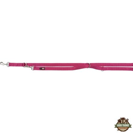 Trixie Prémium hosszabbítható dupla póráz XS–S 2m/15mm orchidea