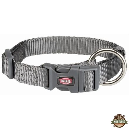 Trixie Nyakörv Új Prémium S–M 30–45 cm/15 mm, grafit