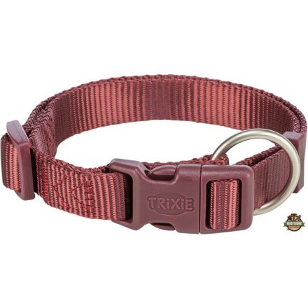 Trixie Nyakörv Premium XXS-XS: 15-25 cm/10 mm, Bordó
