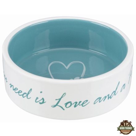 Trixie Pet's Home kerámia tál 0,3l/12cm krém/világos kék