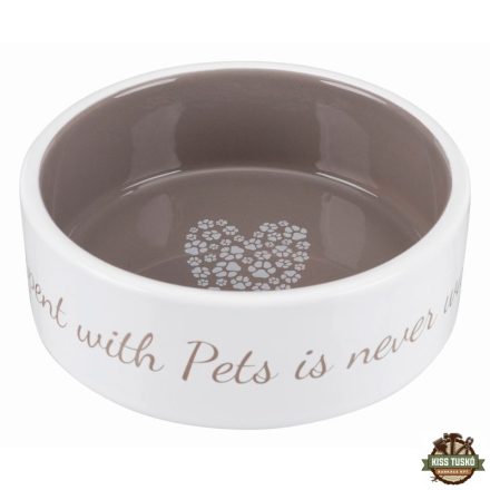 Trixie Pet's Home kerámia tál 0,3l/12cm krém/barna