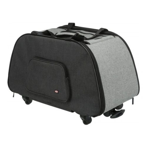 Trixie Kézikocsi Trolley 34×43×67cm fekete/szürke