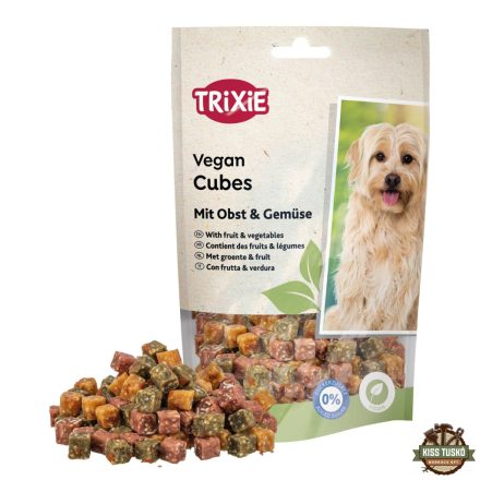 Trixie Jutalomfalat Vegán Kockák Gyümölccsel És Zöldséggel, 100g