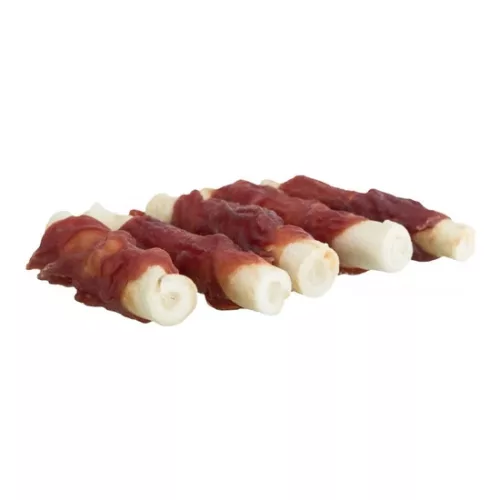 Trixie Jutalomfalat Denta Fun Mini Tekercs Kacsás 6cm, 120g
