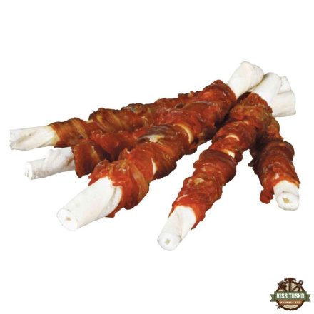 Trixie Jutalomfalat Denta Fun Tekercs Bivalyhússal, 12cm, 5db/70g