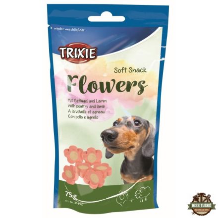 Trixie Jutalomfalat Soft Snack Flowers Bárány-csirke 75gr