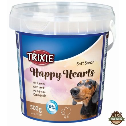 Trixie Jutalomfalat Soft Snack Happy Hearts Vödrös 500gr