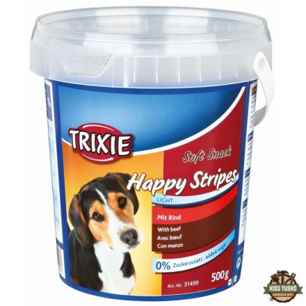 Trixie Jutalomfalat Soft Snack Happy Stripes Vödrös 500gr