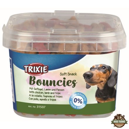 Trixie Jutalomfalat Soft Snack Bouncies Vödrös 140gr