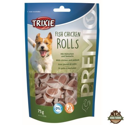 Trixie Jutalomfalat Premio Rolls Light Csirkés 75gr