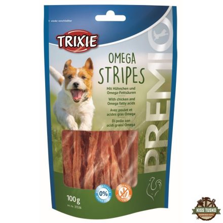 Trixie Jutalomfalat Premio Omega Stripes Csirkés 100gr