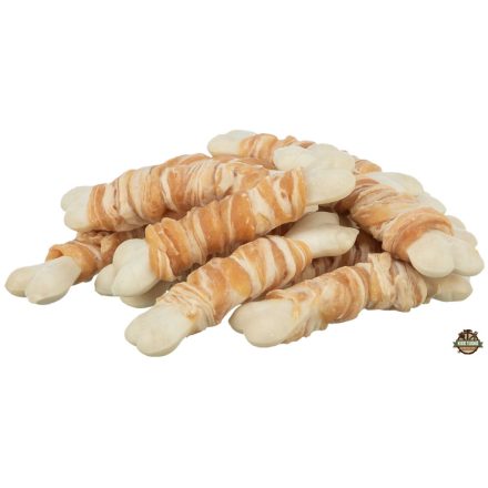 Trixie Jutalomfalat Marbled Chickies Snack Csontok Csirkével és Tőkehallal, 100g