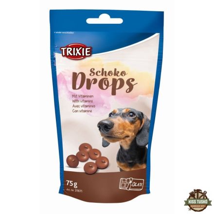 Trixie Jutalomfalat Csokoládé Drops 75gr