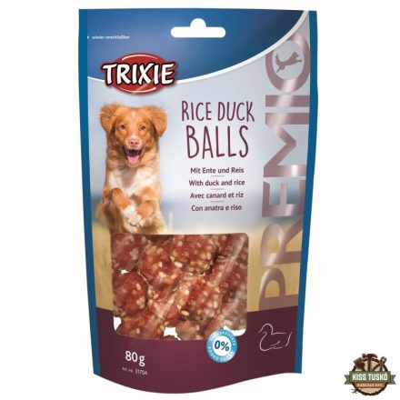 Trixie Jutalomfalat Premio Rizs+Kacsás Labdák 80gr
