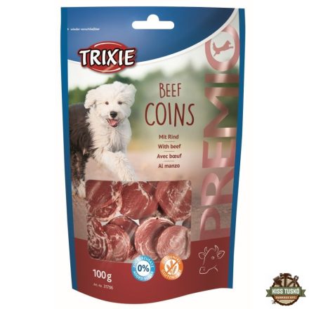 Trixie Jutalomfalat Premio Marha Érmék 100gr
