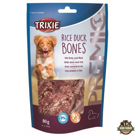 Trixie Jutalomfalat Premio rizses kacsás csontok 80gr