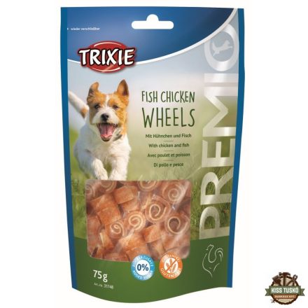 Trixie Jutalomfalat Premio hal+csirke gyűrűk 75gr