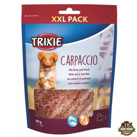 Trixie Jutalomfalat Premio Carpaccio kacsával és hallal 80gr