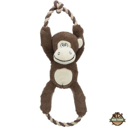 Trixie Játék plüss majom kötéllel 40cm