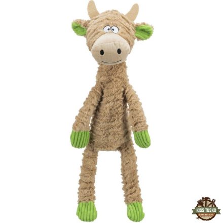 Trixie Játék plüss tehén kötéllel 50cm