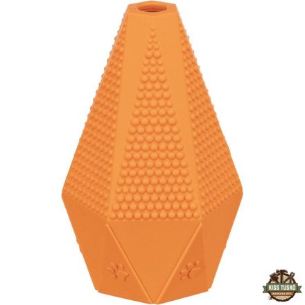 Trixie Játék gumi hatszög 10cm, narancssárga