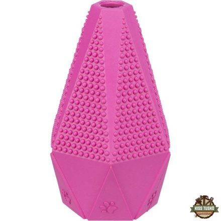 Trixie játék gumi hatszög 12cm, rózsaszín