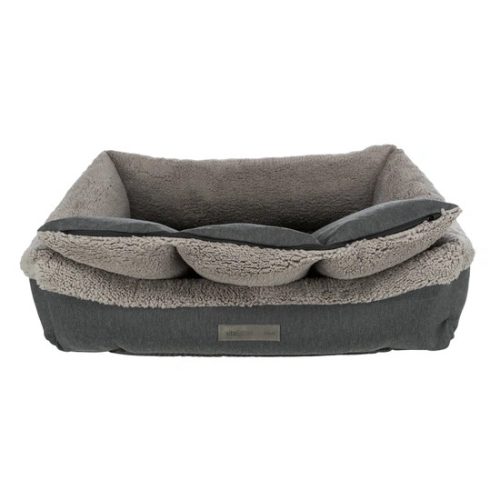 Trixie Ágy Bendson Szögletes,90 × 60 cm, Sötétszürke/Világosszürke