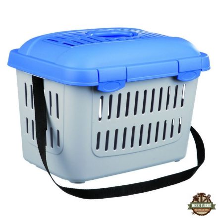 Trixie Szállító Box Midi-Capri 44x33x32cm Kék/Szürke