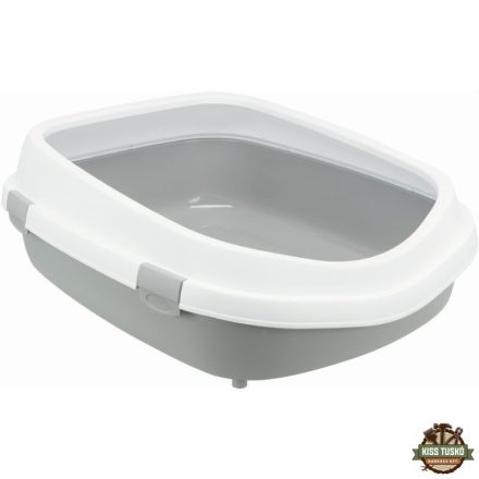 Macska WC Primo XXL Peremes 56x25x71cm Szürke/Fehér