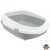 Macska WC Primo XXL Peremes 56x25x71cm Szürke/Fehér