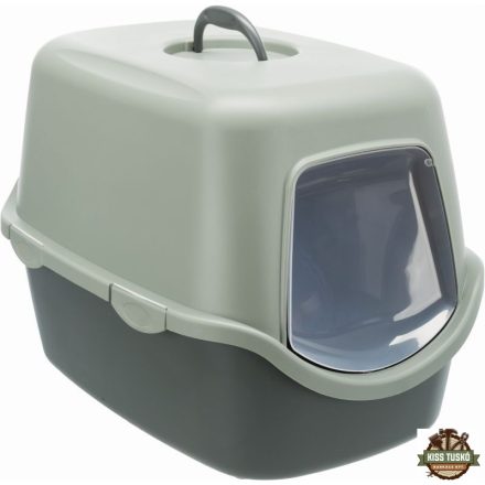 Macska WC Be Eco Vico Fedeles 40x40x56cm Antracit/Szürke-Zöld