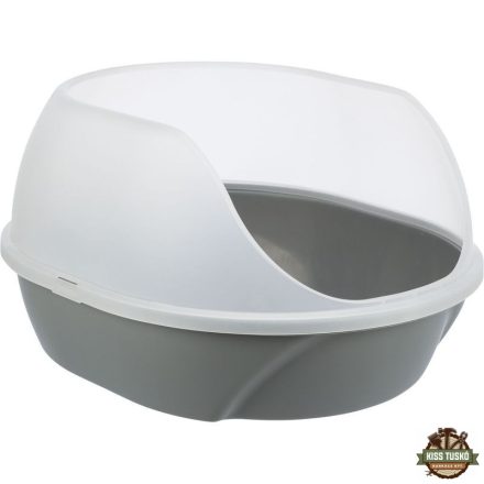 Macska Wc Simao extra magas kerettel 48x30x58cm,szürke