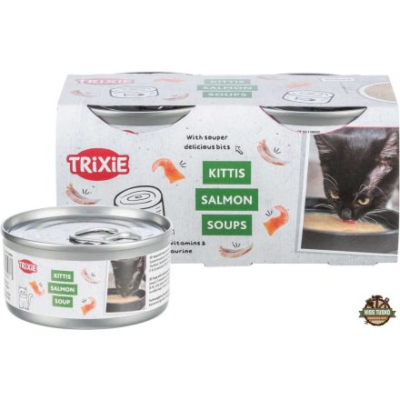 Trixie Konzerv Kittis Leves Csirkével és Lazaccal, 4x80g
