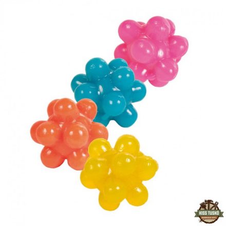 Trixie Játék Tüskés Gumilabda szett, 3,5cm, 4db